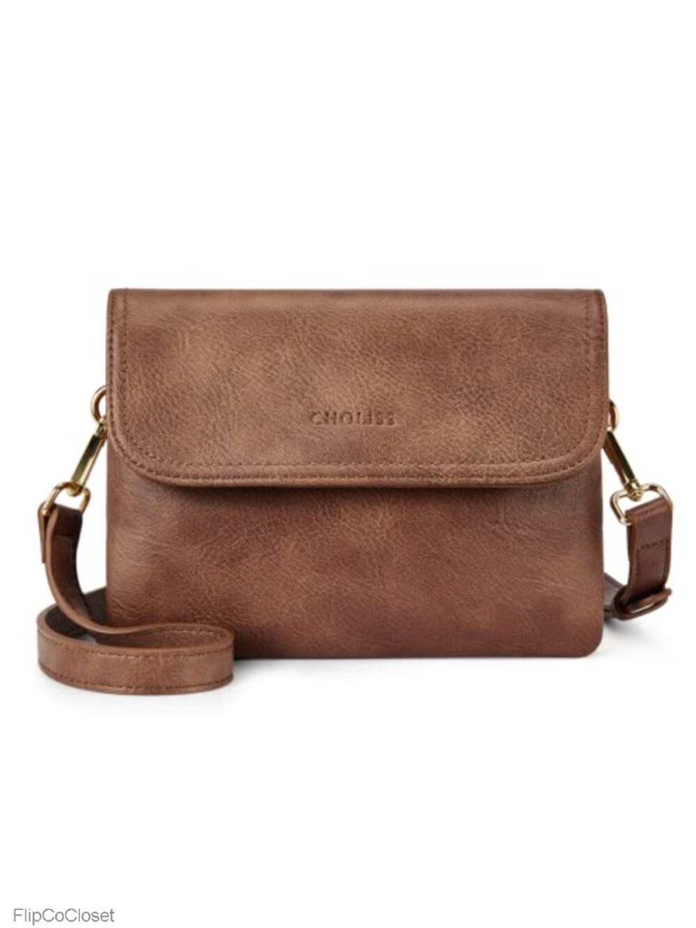 Vegan Leather Small Crossbody Bag Mini Travel Purse Adjustable Strap